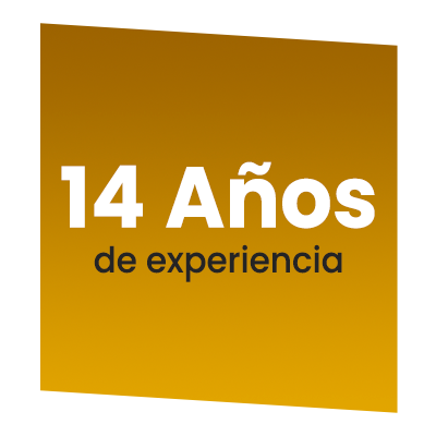 14 años de experiencia